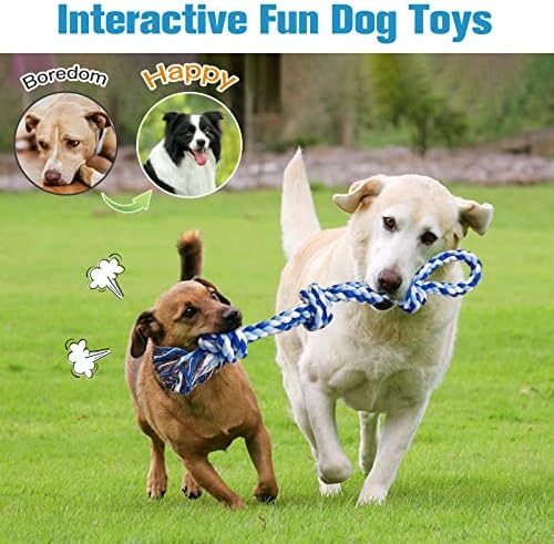 UPSKY 2 Pack Dog Rope Toys, Heavy Duty Dog Chew Toy for Aggressive Chewers - Image 5