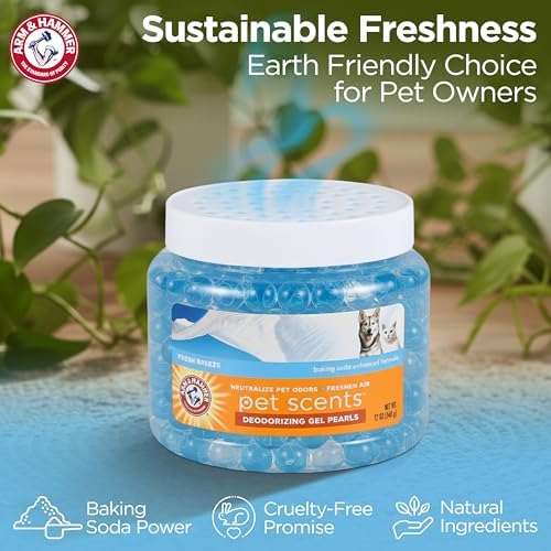 Arm & Hammer Pet Scents Deodorizing Gel Beads, Fresh Breeze, 12 Oz - Image 4