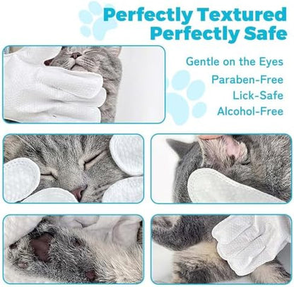 Disposable Pet Grooming Gloves 6 Pack, Waterless No Rinse Bathing Mitts, Deodorizing Pet Glove Wipes for Dogs, Cats, Puppies and Kittens, Home & Travel Use - Image 6