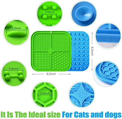Honomastry Lick Mat for Dogs, Premium Lick Pad with Suction Cups for Dog Anxiety Relief, Slow Feeder Dog Bowls, Bathing, Grooming and Training. - Image 2