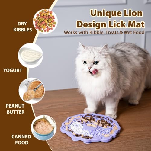 GiGwi Lick Mat for Dogs Cats, Anti-Stress Slow Feeding Mat for Pet - Image 4