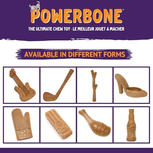 Powerbone Pet Chew Toy for Dogs - Durable, Non Toxic & Pet Safe - Best for Aggressive Chewers, Long Lasting Dental Health, Dog Teeth Cleaning, Dog Life Stages - Hockey Stick 12" - Image 7