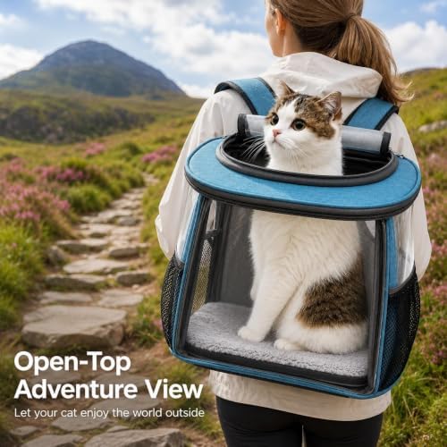 Pet Backpack Carrier for Cats and Small Dogs, Under 13.2 lbs - Image 3