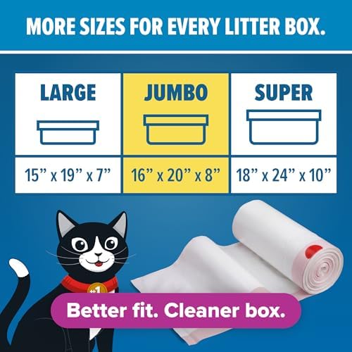 Jonny Cat Heavy Duty Tear-Resistant Litter Box Liners: Scented Jumbo 15ct - Image 2