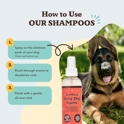 Natural Dog Company Dog Spray for Itchy Skin - 8 oz – Hypoallergenic Deodorizing Spritz with Aloe, Lavender & Calendula – for Itchy Skin, Refresh Coat Between Baths – No Parabens and Alcohol Free - Image 3