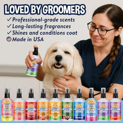 Bodhi Dog Natural Dog Cologne (Lilac) - Premium Scented Deodorizing Pet Perfume with Conditioner for Dogs & Cats - Keeps Pets Fresh & Clean - Gentle and Safe Formula, Made in USA (4 Fl Oz) - Image 2