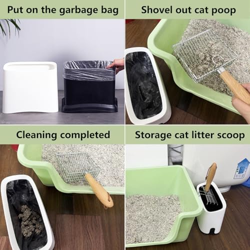 Cat Litter Scoop Holder, Scooper Storage Caddy, Scoop Stand, White - Image 6