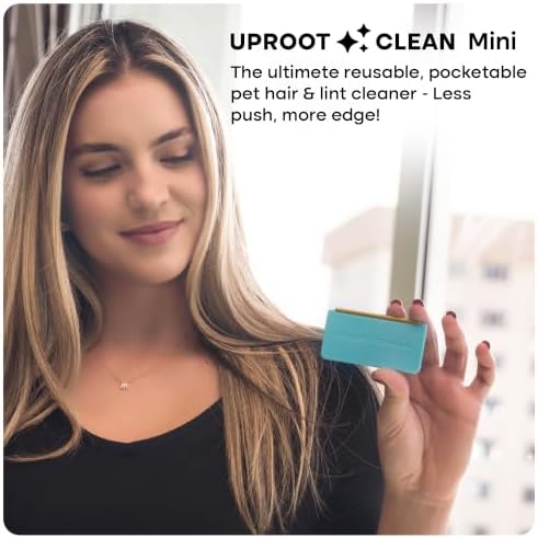 Uproot Cleaner Mini Pet Fur Removal Tool - Pocket-Sized Dog Hair Remover for Car, Clothes, Cat Beds & Tight Corners - by The Creators of The Uproot Cleaner Pro Pet Hair Removal Tool - Image 6