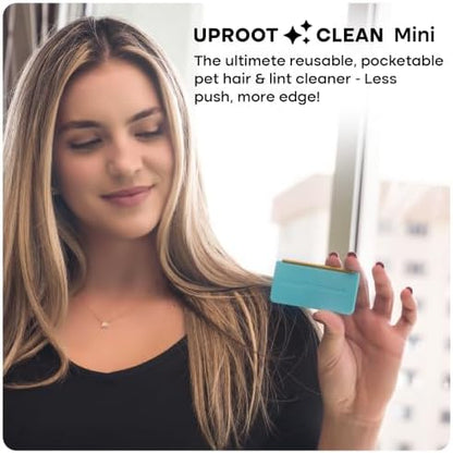 Uproot Cleaner Mini Pet Fur Removal Tool - Pocket-Sized Dog Hair Remover for Car, Clothes, Cat Beds & Tight Corners - by The Creators of The Uproot Cleaner Pro Pet Hair Removal Tool - Image 6