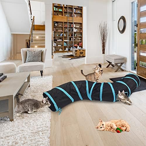 Bemodst Collapsible Cat Tunnels - 2/3/4/5 Way Interactive Maze for Kittens, Rabbits, Ferrets - Image 2