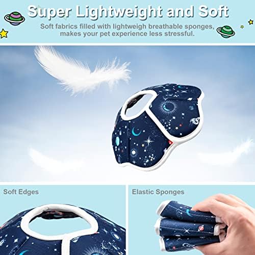 Depets Cat Cone Soft, Adjustable Recovery E-Collar for Pet Neck Size 9.5 in - Image 5