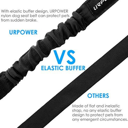 URPOWER Retractable Dog Seat Belt, Adjustable Safety Belt, 2 Pack - Image 4