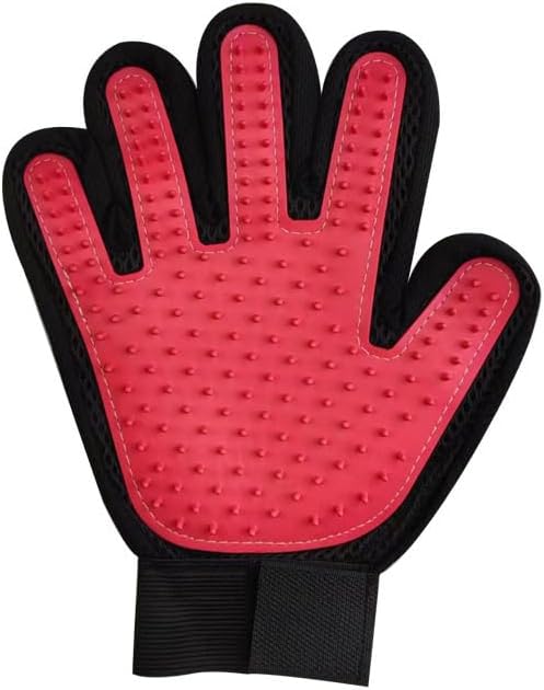Cat & Dog Grooming Gloves for Shedding - Efficient Deshedding Pet Grooming Gloves-Upgrade Efficient Pet Hair Remover Gloves (1 Pair in Pink) - Image 3