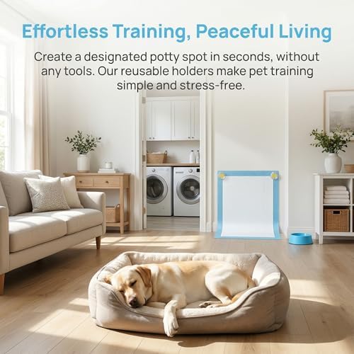 Non Slip Dog Pee Pad Holder, Strong Adhesion, 4 Pcs - Image 7