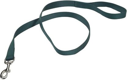 Coastal Pet Single-Ply Dog Leash - Sturdy Pet Leash - Comfortable & Stylish - Resists Fraying - Vibrant & Fade-Resistant Color - Hunter, 1" x 6'