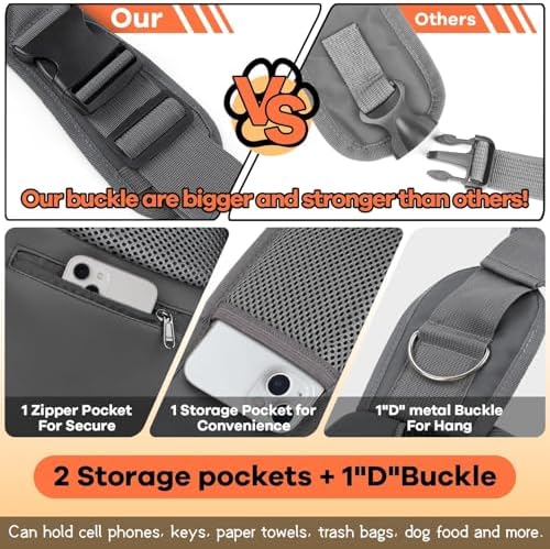 YUDODO Pet Sling Carrier for 10-15 lbs Small Dogs Puppy Crossbody Carrier - Image 5