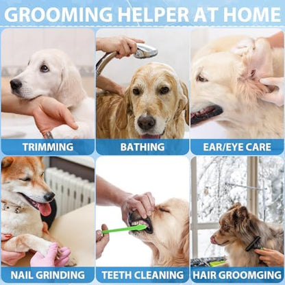 ATESON Pet Grooming Hammock Harness for Large Giant Dogs Nail Trimming, Dog Sling for Cutting Nails, Dog Hanging Holder Hanger with Nail Clippers, Nail File, Scissors XXXL - Image 3