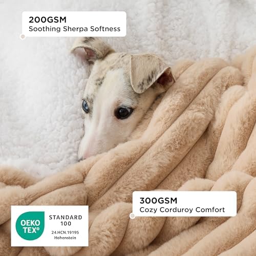 Bedsure ComfyFleece™ Waterproof Dog Blankets for Small Dogs,25x35 - Image 2