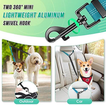 AUTOWT Two Dog Lead, 2 in 1 Upgraded Double Dog Leash Attachment Combine Adjustable Strap and Shock Absorbing Bungee No Tangle Dual Training Splitter for Different Size Dogs - Image 5