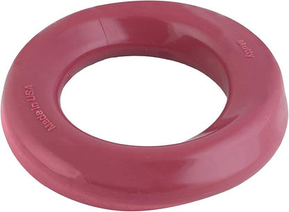 Mutty Dog Chew Ring - Made in USA Dog Toys for Chewers - One Meal Donated to Shelters per Toy - Durable Rubber Puppy and Adult Dog Toy - Non-Toxic 100% Food Grade Materials