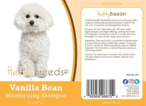 Healthy Breeds Bichon Frise Vanilla Bean Moisturizing Shampoo 8 oz - Image 2