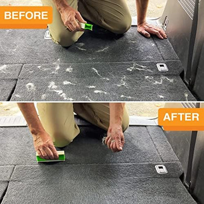 FurDozer Pet Hair Remover & Auto Detailing Tools - Cat & Dog Hair Remover for Carpets, Car Interiors, Couches, Bedding, & Pet Furniture (Green, (3 Pack) - X6, X3 PRO, X3 MINI) - Image 6