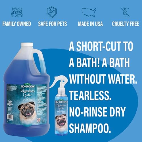 Bio-Groom Waterless Dog Shampoo, Tearless, No-Rinse, 8 fl oz, 1-Pack - Image 2