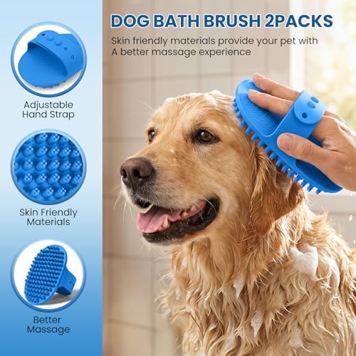 Pet Grooming Rake,Metal Comb, Bathing Grooming Brush for Dogs and Cats - Image 4