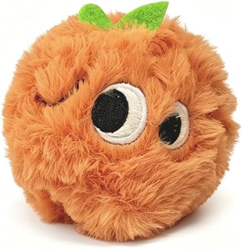 Squeaky Plush Ball Dog Toys for Small Medium Dogs, 3'' Soft Fuzz Ball by Unknown