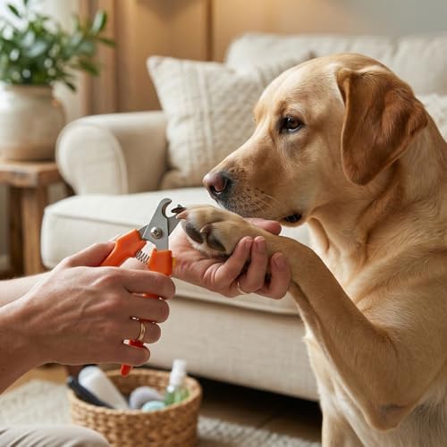Pet Nail Clippers, Stainless Steel Dog Nail Clipper for Large Dog - Image 2