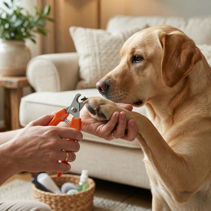 Pet Nail Clippers, Stainless Steel Dog Nail Clipper for Large Dog - Image 2