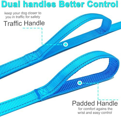 Traffic Handle Dog Leash 10FT Reflective Lead Large Medium Dog - Image 2