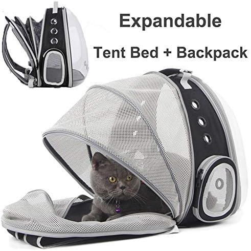 Cat Bubble Backpack with Fan, Fit up to 12 lbs, Space Capsule Astronaut Clear Window Pet Travel Carrier Backpack for Cat and Small Puppy - Image 4