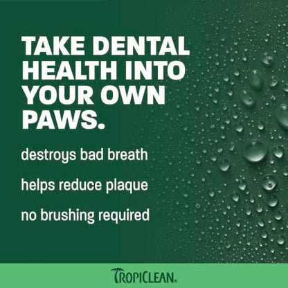 TropiClean Fresh Breath Oral Care Spray for Dogs & Cats | Dog Breath Spray | Mint Breath Freshener | Pet Bad Breath Treatment | Made in The USA | 4 oz - Image 3