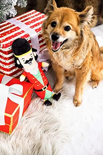 Pearhead Holiday Nutcracker Dog Toy, Stuffed Dog Plush Toy, Squeaker Pet Toy, Christmas Dog Toy, Pet Owner Gift, Novelty Pet Toys - Image 4
