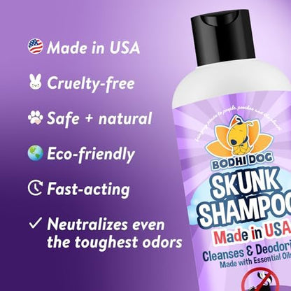 Bodhi Dog Skunk Shampoo | Skunk Smell Odor Remover Cleans & Deodorizes Using Essential Oils for Dogs & Cats | Made in USA | 16oz (473ml) (Pack of 2) - Image 2