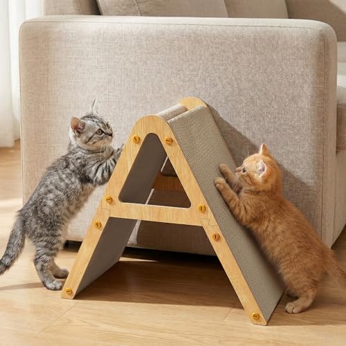 Conlun Vertical Cat Scratcher | A-Frame Scratching Pad for Kittens | Small by Conlun