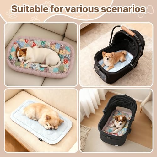 Beberoad Reversible Pet Stroller Pad - Dual-Sided Cooling & Warmth Cushion, Washable Mat for Cats and Dogs, All-Season Use - Image 5