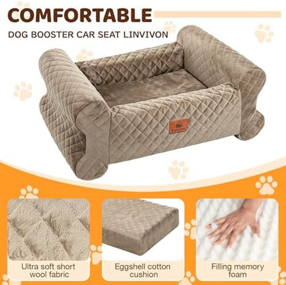 Dog Car Seat for Medium/Large Dogs up to 60LBS Memory Foam Dog Booster Seat - Image 7