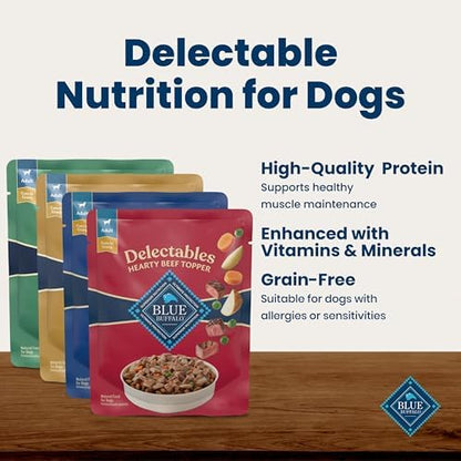 Blue Buffalo Delectables Variety Pack Dog Food Topper, 3 oz, 24 ct - Image 3