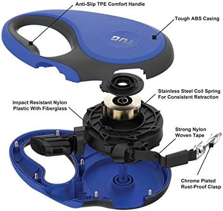TUG Original Retractable Dog Leash, 16 ft (Small, Blue) - Image 4