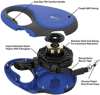 TUG Original Retractable Dog Leash, 16 ft (Small, Blue) - Image 4