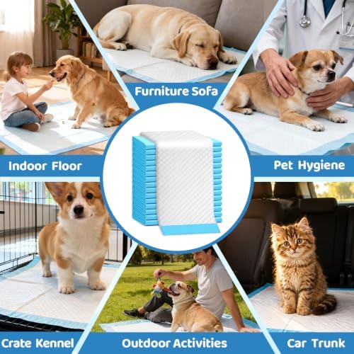 80 Count X-Large Puppy Pads, 28 x 34 in Heavy Duty Dog Pee Pads, Leak-Proof - Image 7
