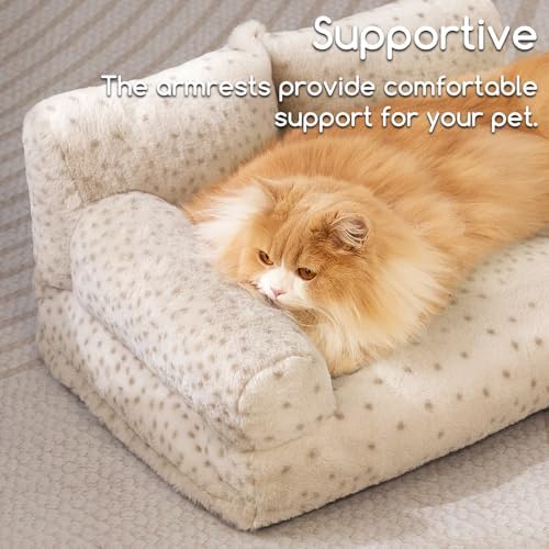 Hollypet Small Dog Large Cat Bed Puppy Couch Beds for Pets up to 25 lbs - Image 4