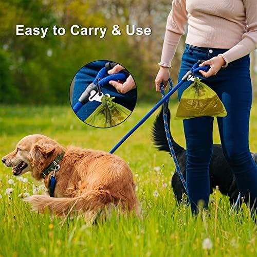 Dog Waste Bag Dispenser Pet Poop Bags Holder for Doggie Waste Bags Dispensers Soft Fabric Zipper Small Doggy Puppy Pouch for Leash Accessory Attachment with Carrier,2PCS Purple - Image 5