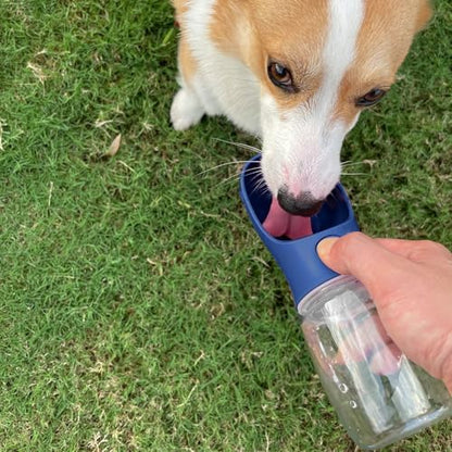 WePet Portable Dog Water Bottle, 25 OZ, Leak Proof Puppy Water Dispenser with Drinking Feeder for Pets Outdoor Walking, Hiking, Travel, Food Grade Plastic - Image 2