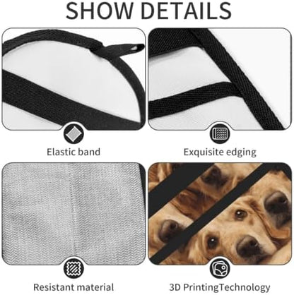 Golden Retriever Dog Faces Puppy Pile Pet Hair Removal Glove For Cats Dogs - Image 5