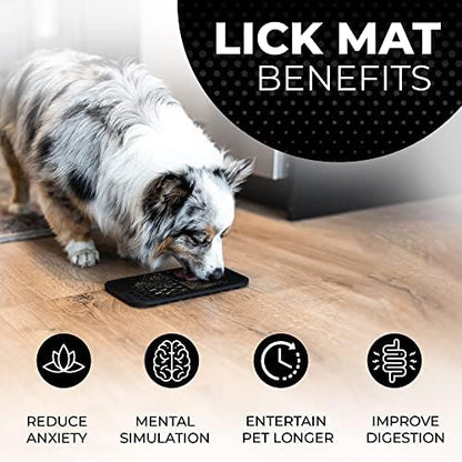 Pup Culture Dog Lick Mat for Dogs, Feeding Pad for Anxious Pets Plus 4 Different Puzzles for Mental Stimulation for Dogs - Supports Mental, Dental, and Digestive Health, Bite Resistant and Heavy Duty - Image 4