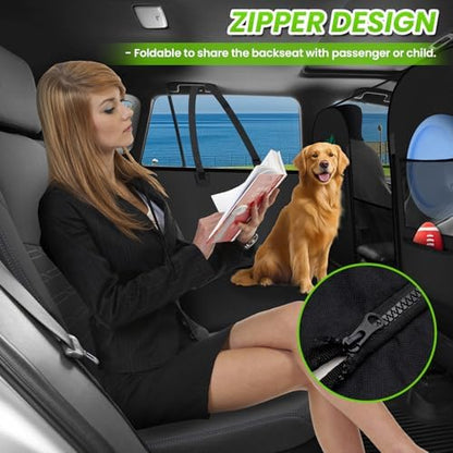 Shademax Dog Car Seat Cover for Back Seat, Backseat Dog Cover for Toyota RAV4 2013-2025 2026/Honda CRV 2017-2022 Accessories, Waterproof Oxford Pet Hammock for Car SUV Seat Protector with High Barrier - Image 6
