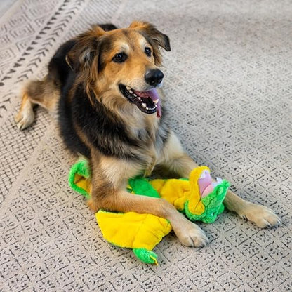 Outward Hound Squeaker Matz Plush Gator Dog Toy, 32 Squeakers, XXL, 52" - Image 6